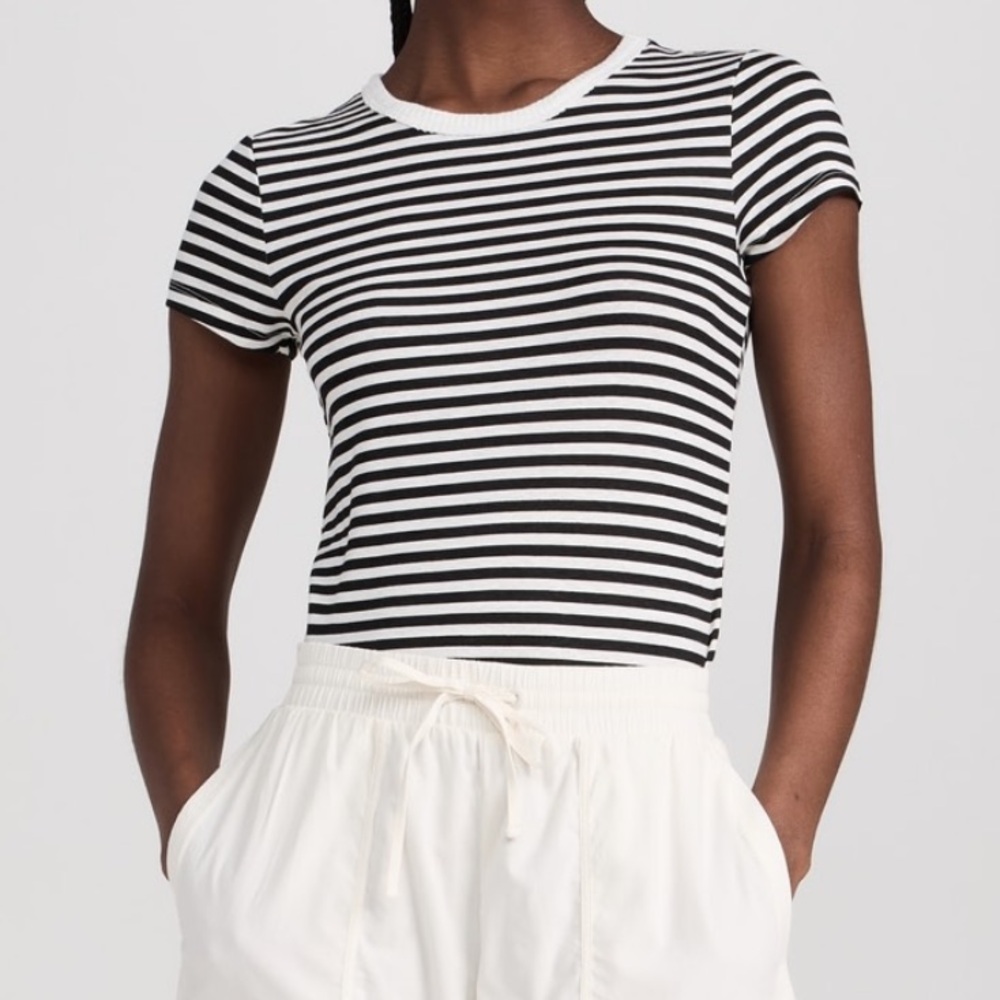 NWT Splendid Candice Striped Linen Tee XS
